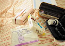 Sugar - Free Medications set for the treatment of the second type of diabetes